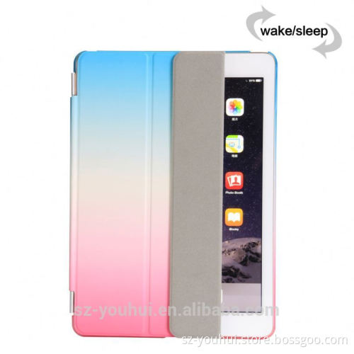 Factory Direct Sale Rainbow Color Leather For Ipad Covers And Cases Air 1 2 6 Case